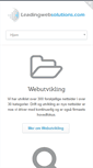 Mobile Screenshot of leadingwebsolutions.com
